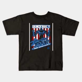 Democracy Is Non Negotiable Kids T-Shirt